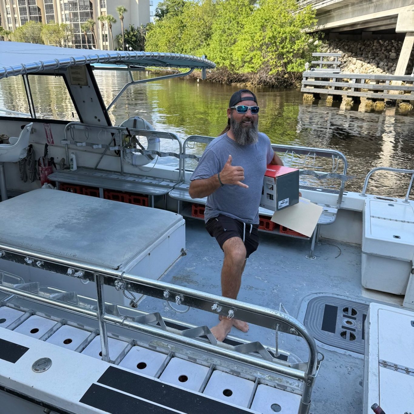 Captain Luke taking possession of Shellback Aquatics NETPTUNUS in February 2025. Many amazing journeys ahead.